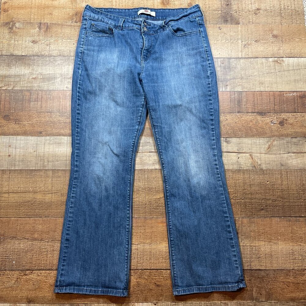 Levi's 526 Slender Bootcut Jeans size 14 Short